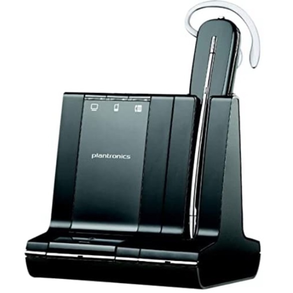 Plantronics Savi W745 Wireless Headset System | DECT Office Headset | WFH